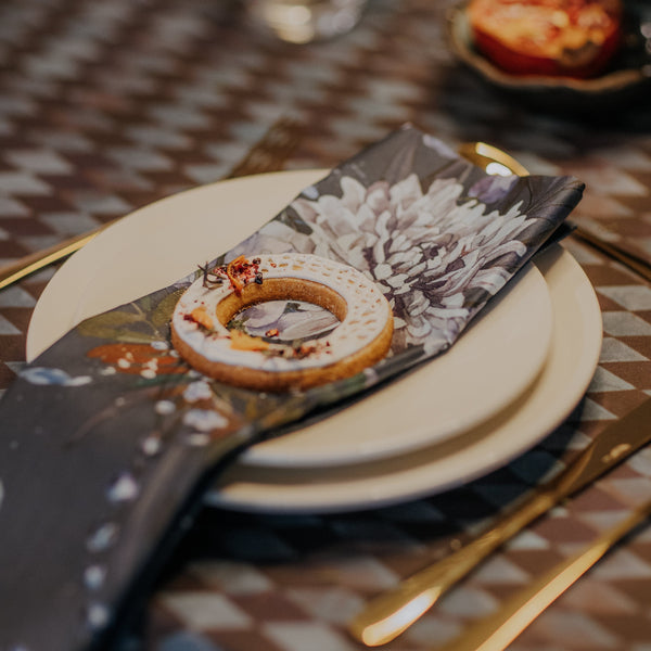 Blue florals salvetes