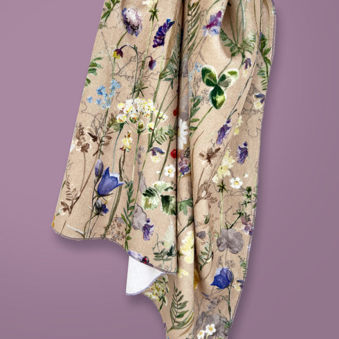 Bath & Beach Towel with Meadow print